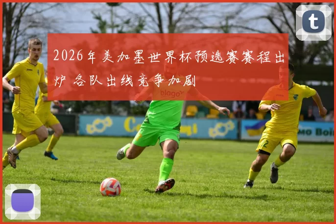 2026年美加墨世界杯预选赛赛程出炉 各队出线竞争加剧